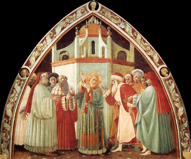 UCCELLO, Paolo Disputation of St Stephen Germany oil painting art
